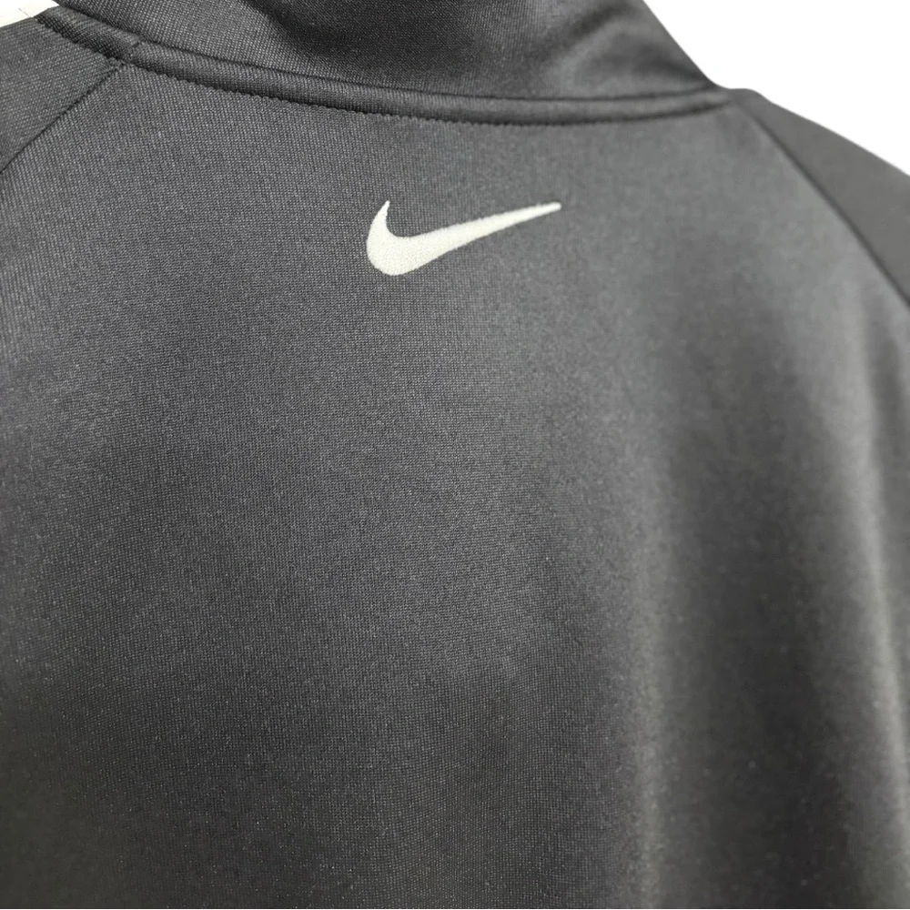 Nike Black Jacket With White Piping Sports Wear Jacket I Size: XL